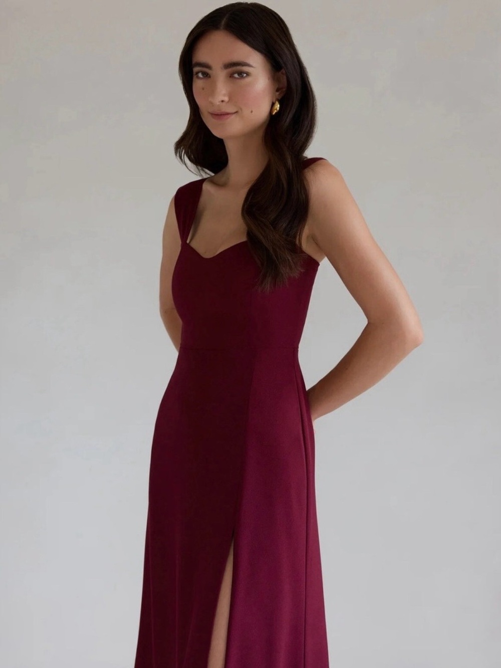 Park & Fifth Hastings Dress in Burgundy
